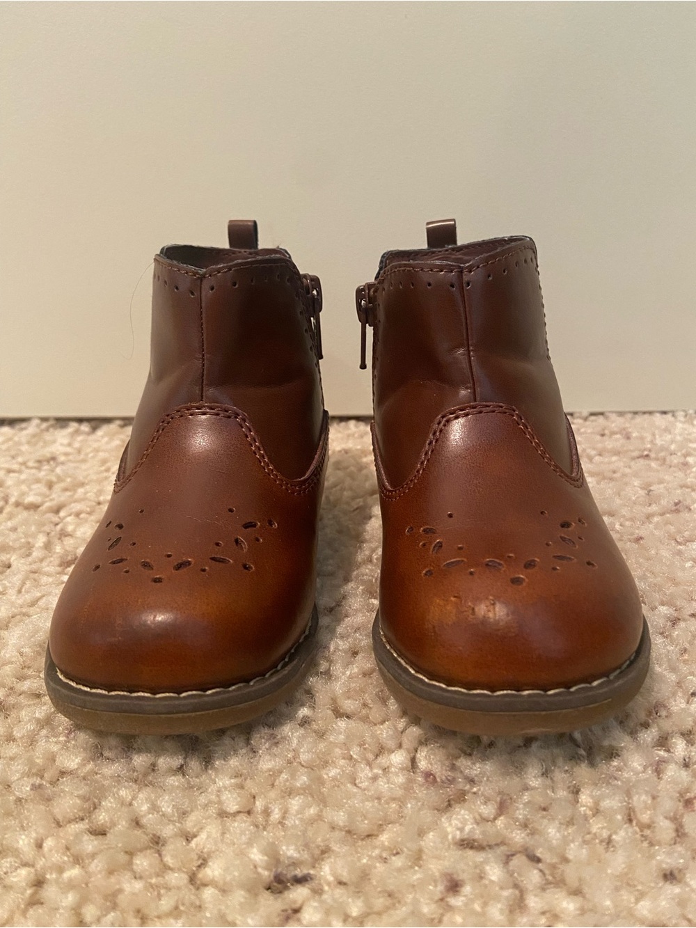 Stride Rite Toddler Stella Brown Leather Boots